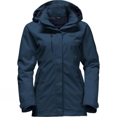 Chaquetas Jack Wolfskin Northern Edge Mujer - Azules Oscuro - Chile KHG157406